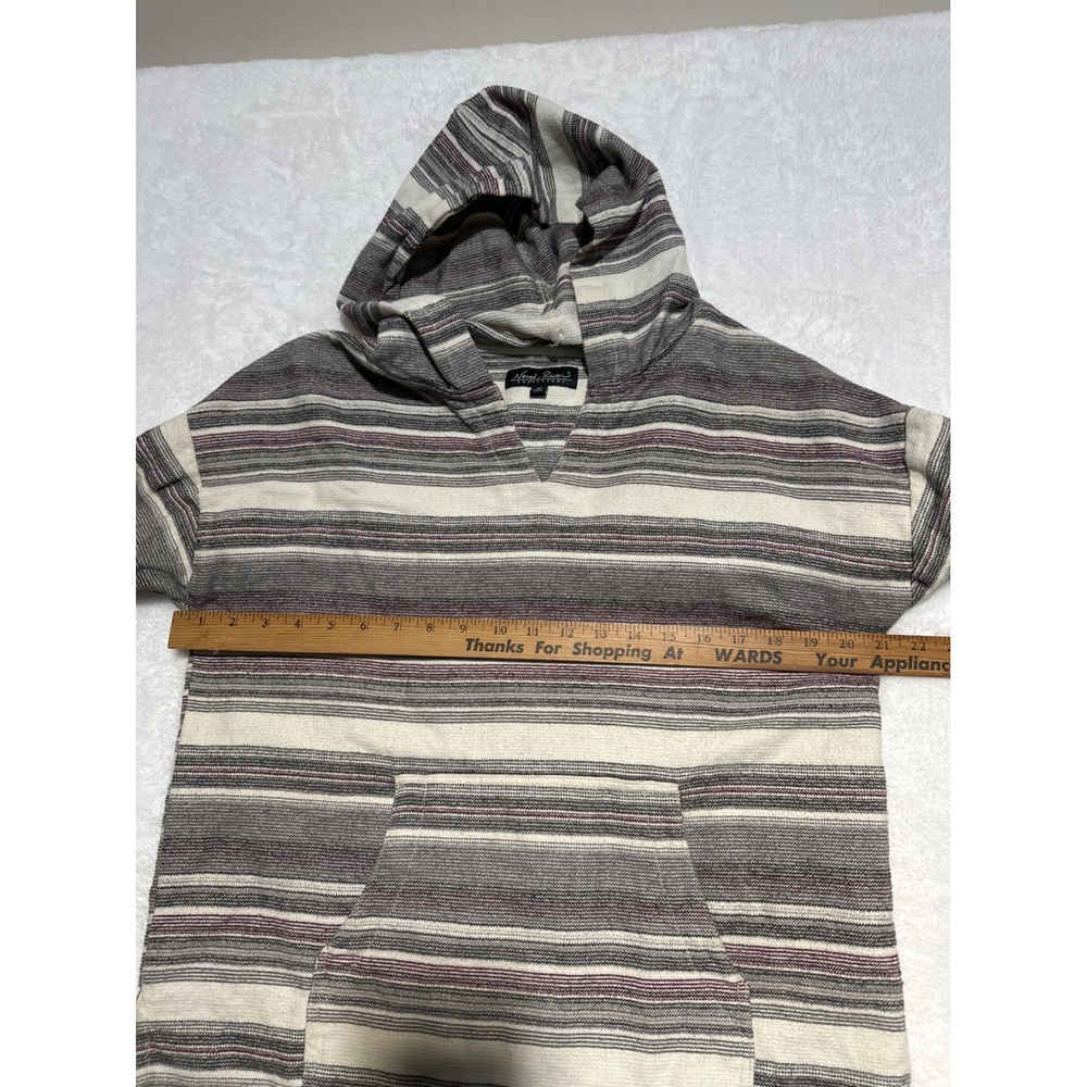 North River Outfitters Striped Hoodie Pullover Pocket Casual Size M - Picture 4 of 7